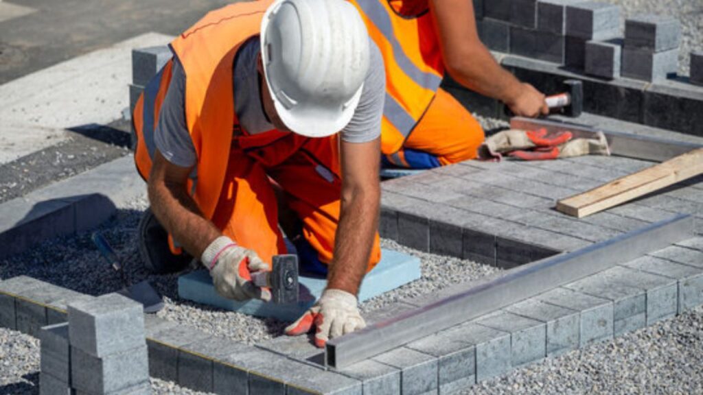 Backyard Pavers Installation