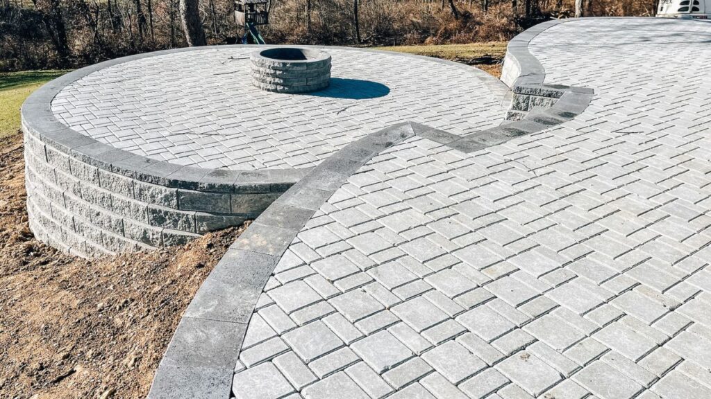 Backyard Pavers Installation