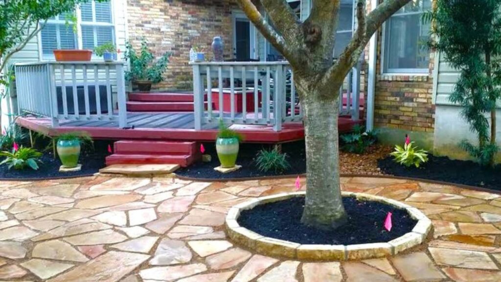 pavers for around trees